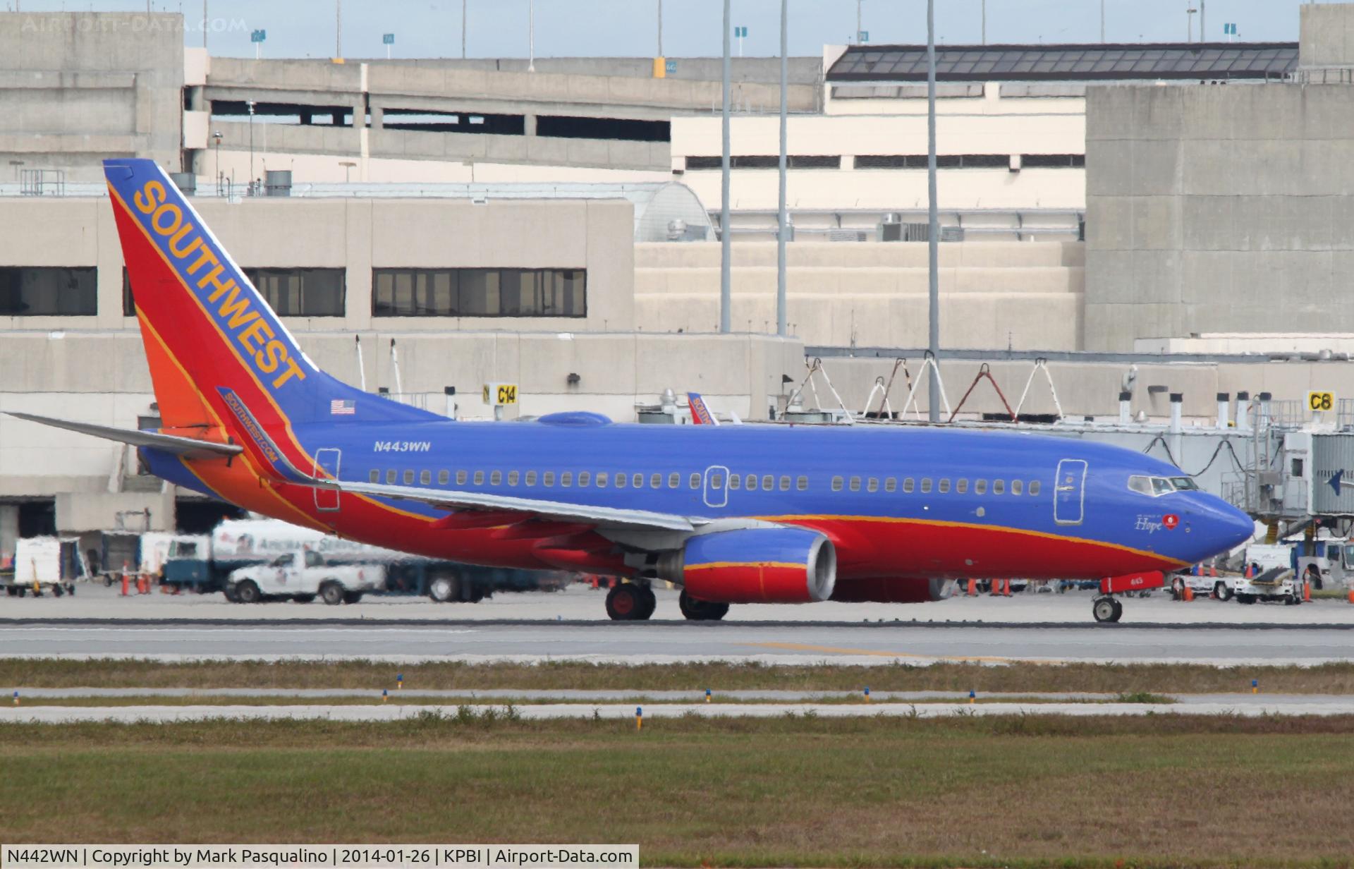 N442WN, 2003 Boeing 737-7H4 C/N 32459, Boeing 737-700