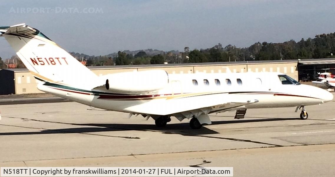 N518TT, 2010 Cessna 525C CitationJet CJ4 C/N 525C-0016, Near the tower...
