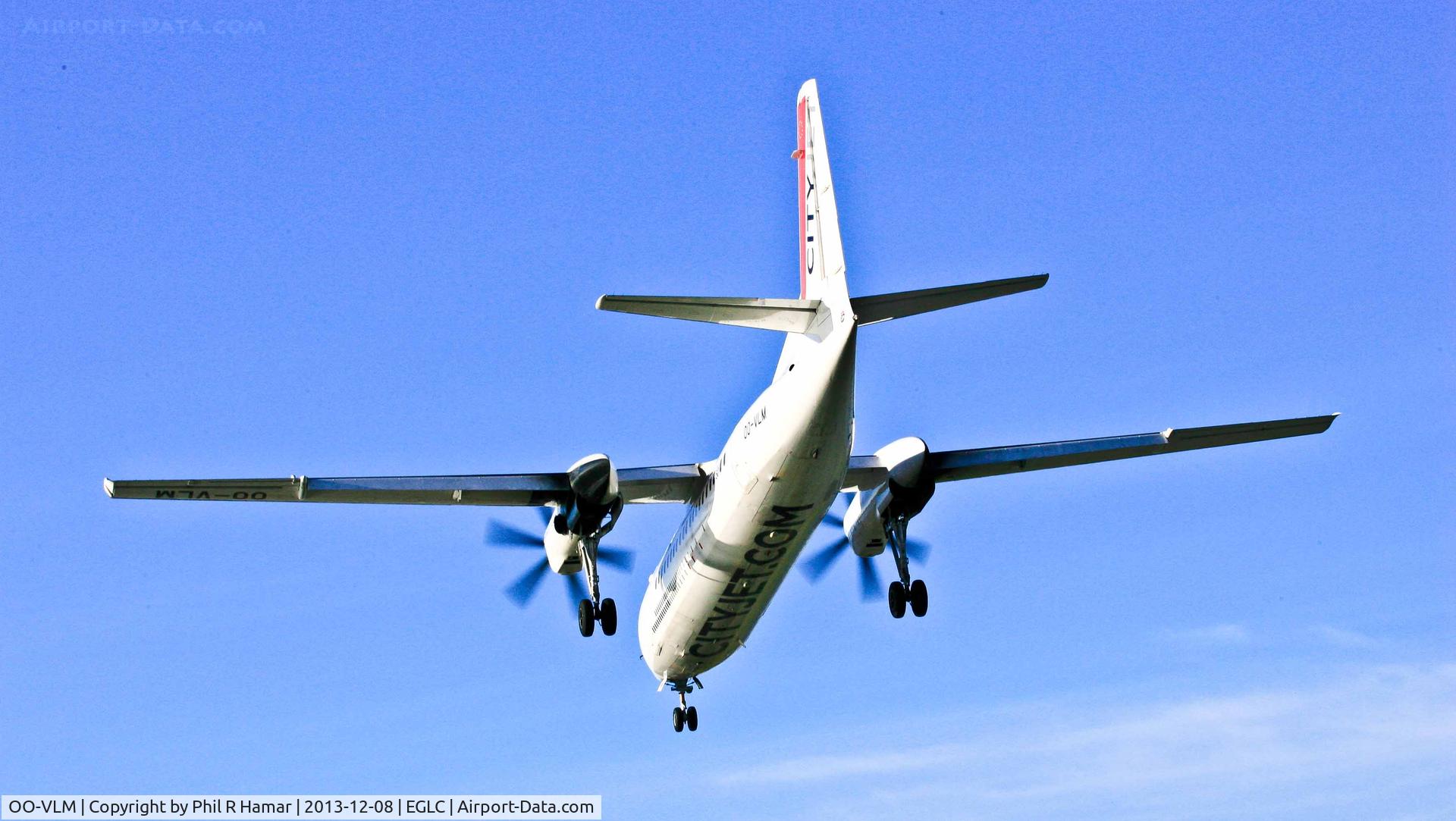 OO-VLM, 1988 Fokker 50 C/N 20135, CityJet Fokker 50, (OO-VLM) 1988 Fokker 50, c/n 20135, on approach to land on 27 (LCY). © PhilRHamar