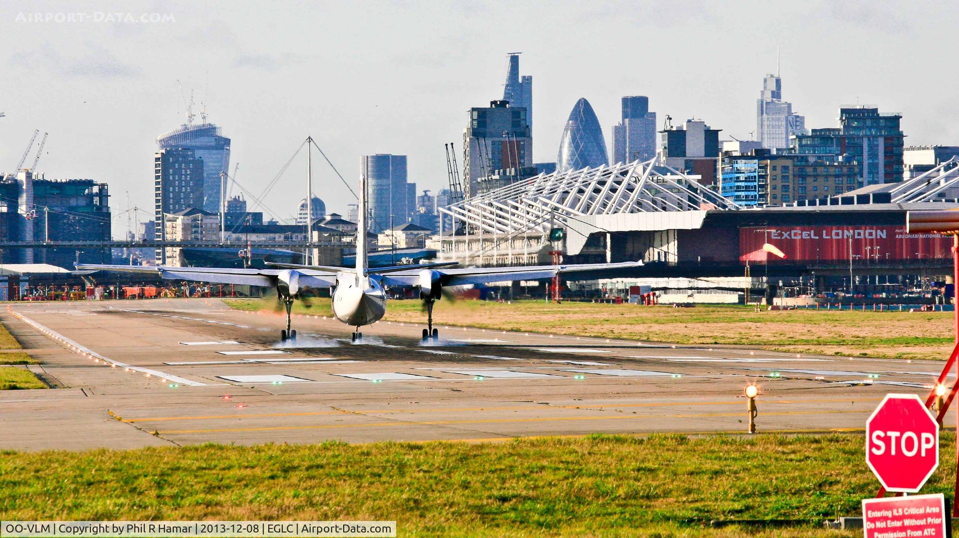 OO-VLM, 1988 Fokker 50 C/N 20135, CityJet Fokker 50, (OO-VLM) 1988 Fokker 50, c/n 20135, on approach to land on 27 (LCY). © PhilRHamar