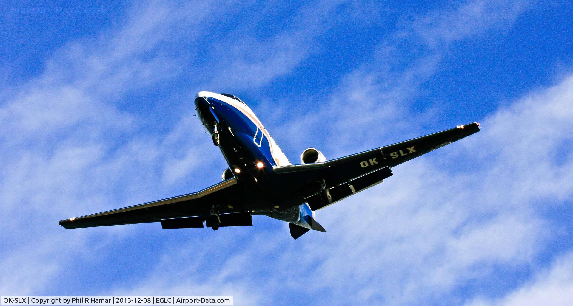 OK-SLX, 2002 Cessna 560XL Citation Excel C/N 560-5243, 2002 Cessna 560XL Citation Excel, (OK-SLX) c/n: 560-5243, on approach to land on 27 (LCY). © PhilRHamar