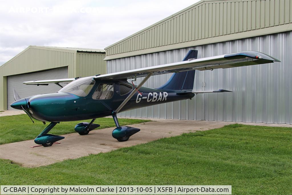 G-CBAR, 2003 Stoddard-Hamilton Glastar C/N PFA 295-13133, Stoddard-Hamilton Glastar, Fishburn Airfield UK, September 2013.