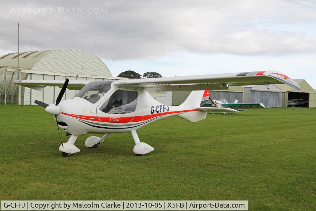 G-CFFJ, 2008 Flight Design CTSW C/N 8391, Flight Design CTSW, Fishburn Airfield UK, October 2013.