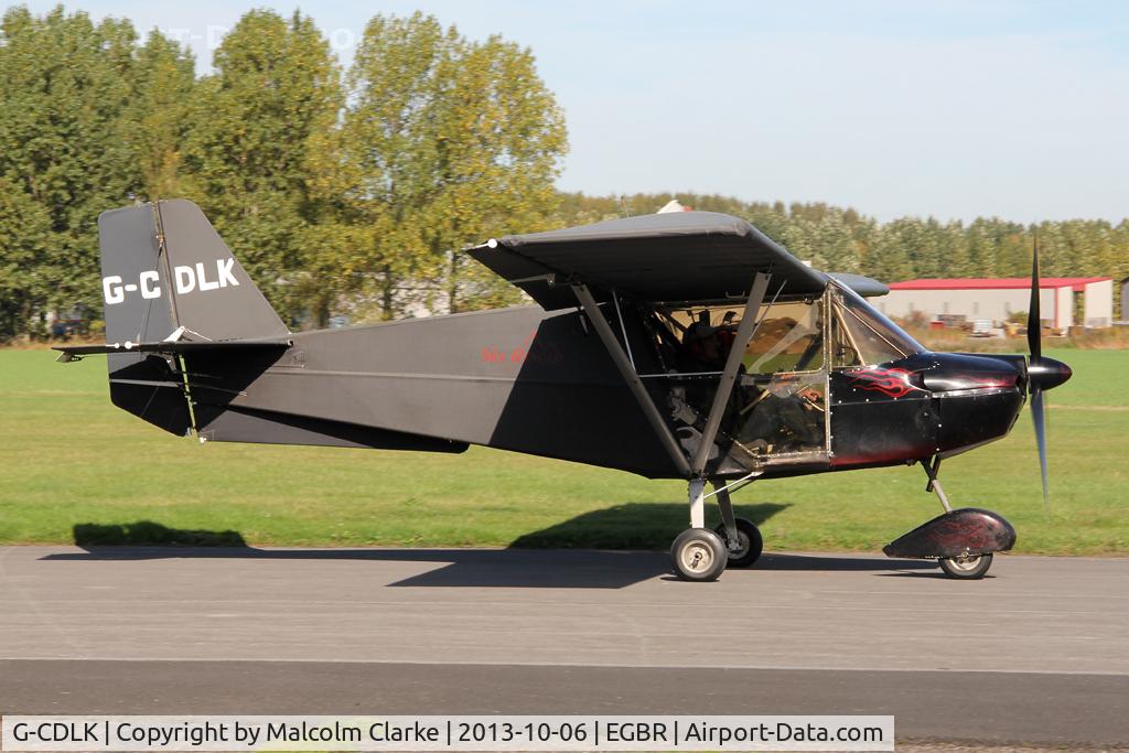 G-CDLK, 2005 Best Off Skyranger Swift 912S(1) C/N BMAA/HB/452, Best Off Skyranger Swift 912S(1) at The Real Aeroplane Club's Pre-Hibernation Fly-In, Breighton Airfield, October 2013.