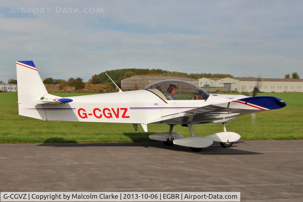 G-CGVZ, 2011 Zenair CH-601 XL C/N LAA 162B-14990, Zenair CH 601XL  at The Real Aeroplane Club's Pre-Hibernation Fly-In, Breighton Airfield, October 2013.