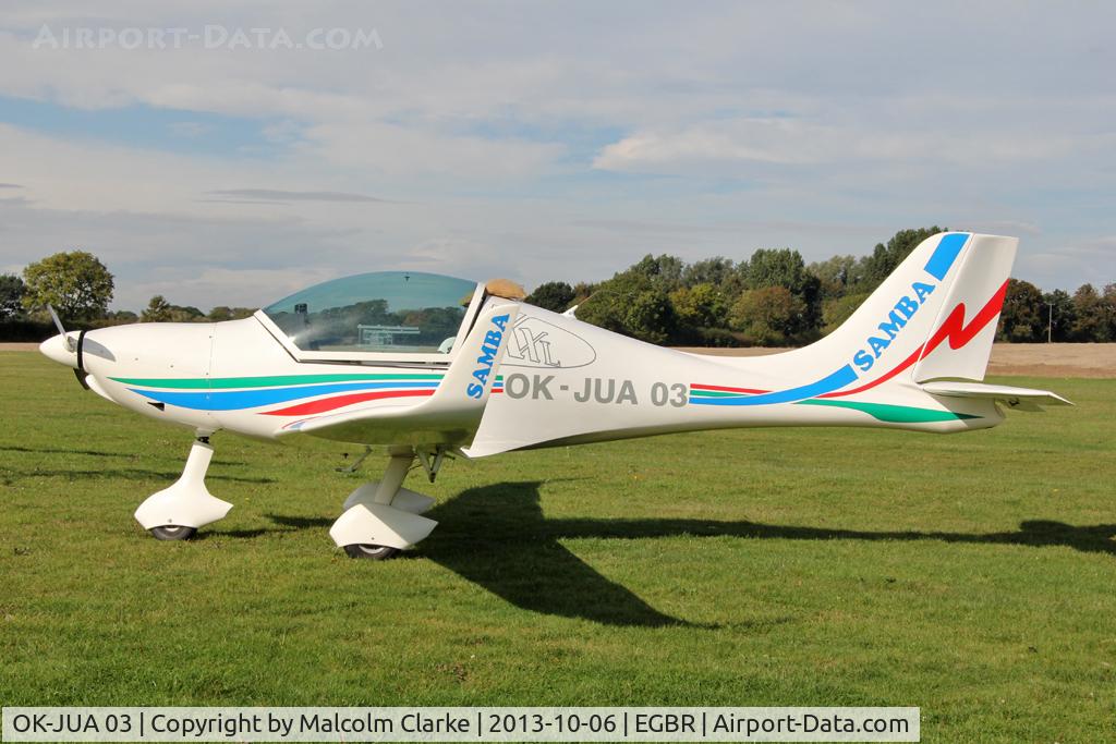 OK-JUA 03, Urban Air UFM-10 Samba C/N Not found OK-JUA 03, Urban Air UFM-10 Samba at The Real Aeroplane Club's Pre-Hibernation Fly-In, Breighton Airfield, October 2013.