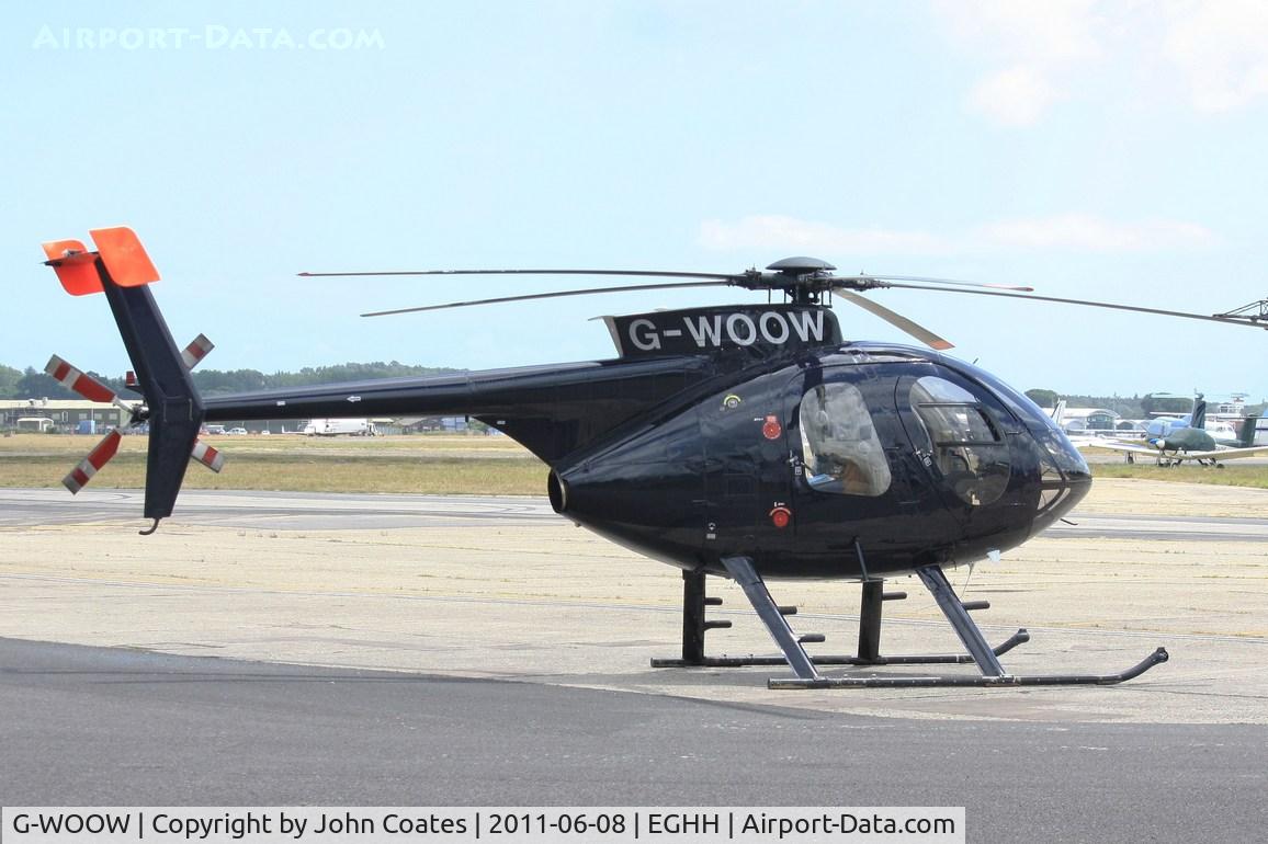 G-WOOW, 1989 McDonnell Douglas MD-500E (369E) C/N 0344E, New resident at BHL just 5 months before very sad fatal crash.