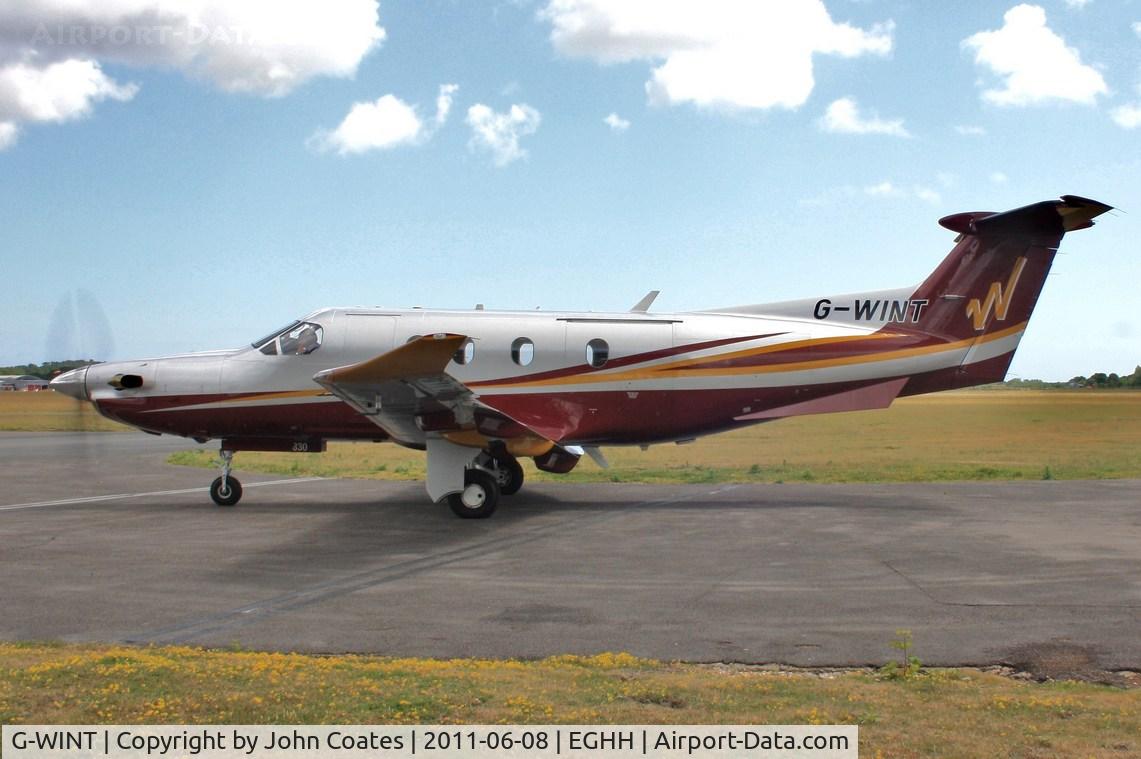 G-WINT, 2007 Pilatus PC-12/47 C/N 830, At Pilatus Centre