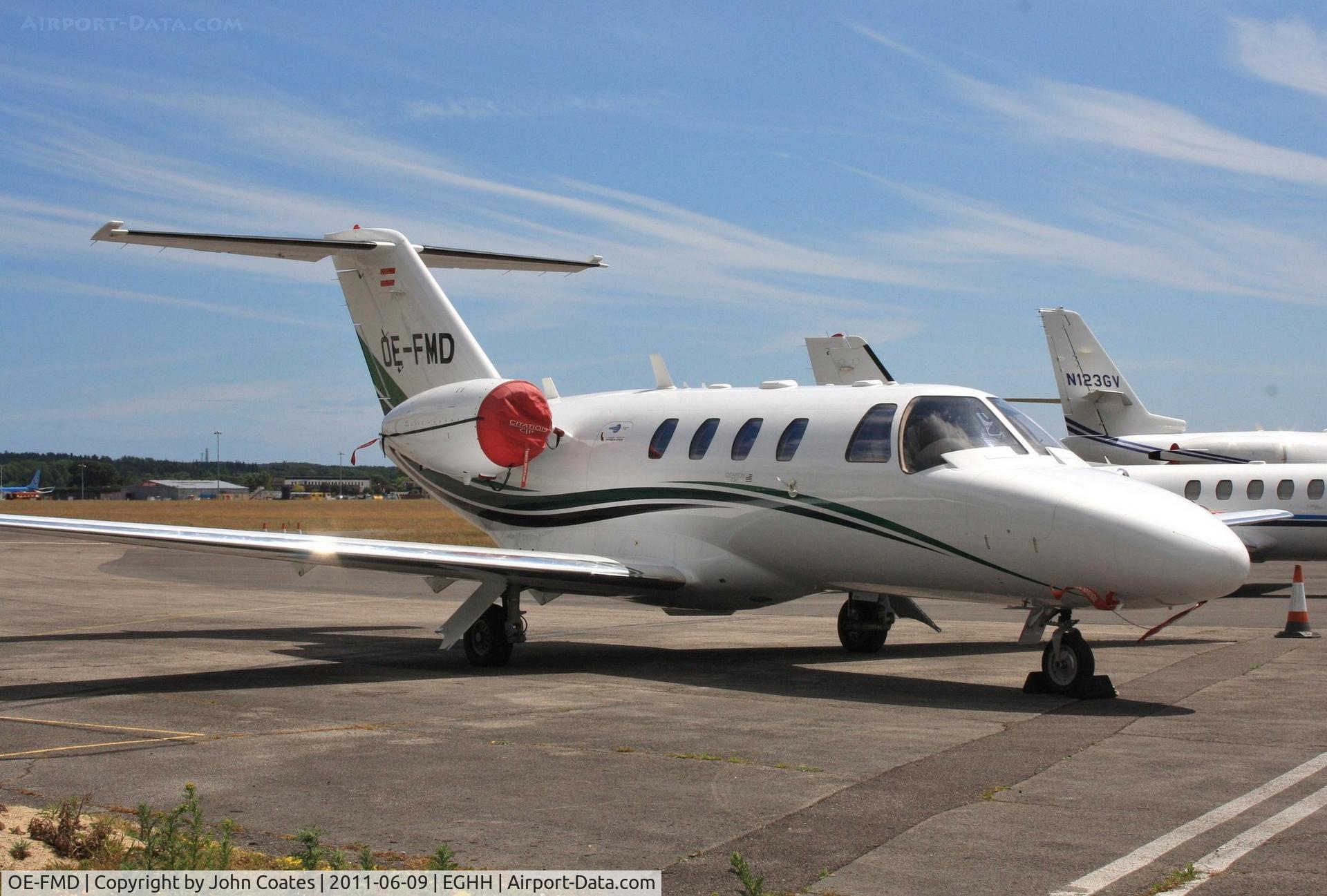 OE-FMD, 2006 Cessna 525 CitationJet CJ1+ C/N 525-0614, Parked at Citation Centre