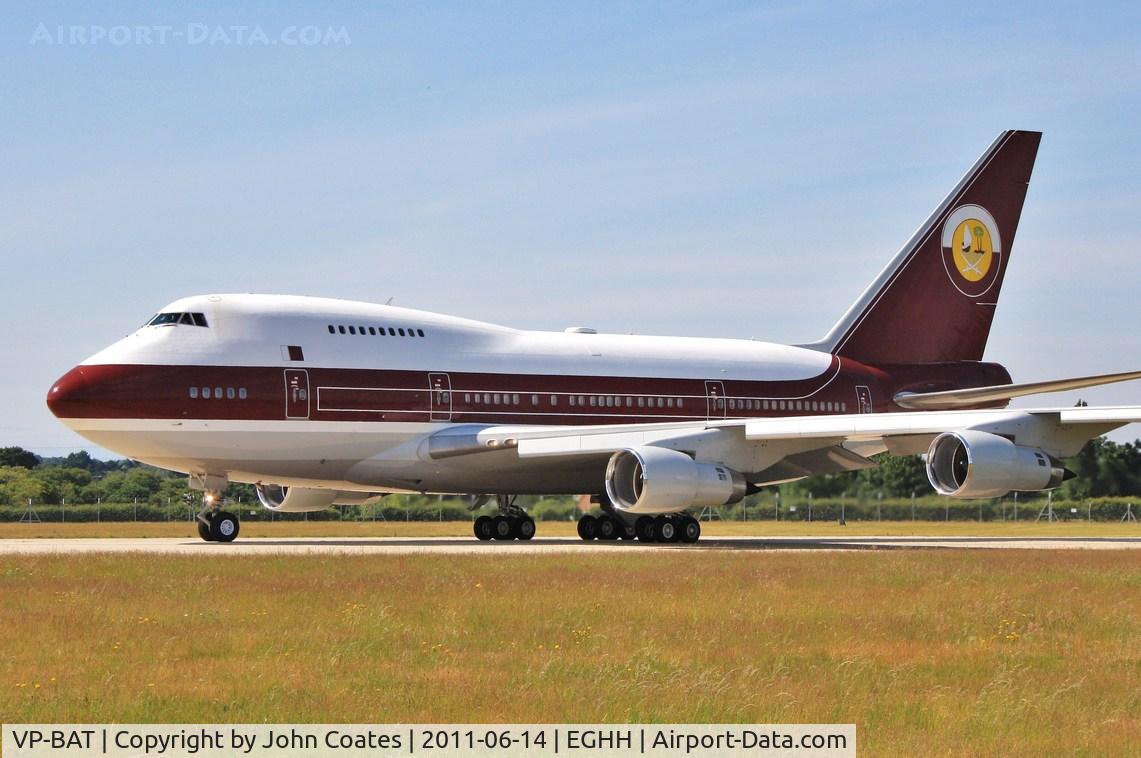 VP-BAT, 1979 Boeing 747SP-21 C/N 21648, Resident 747SP rolling on 08 to depart