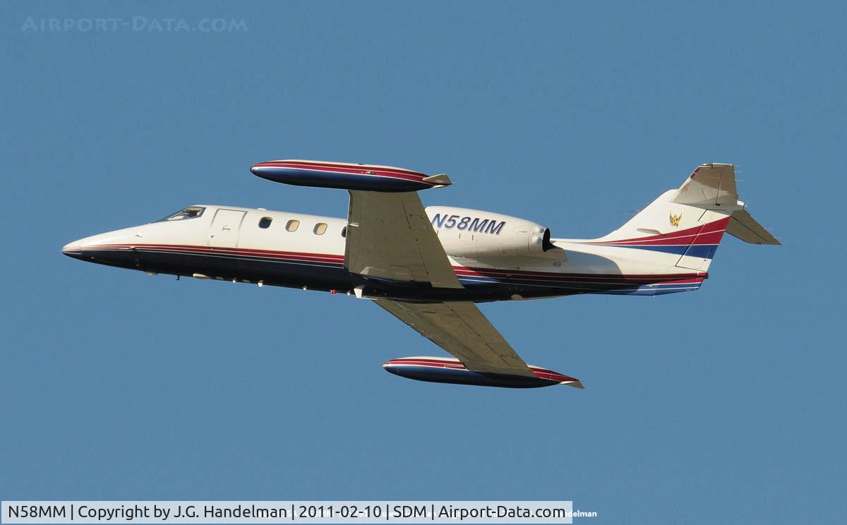 N58MM, Gates Learjet Corp. 35A C/N 261, On take off.