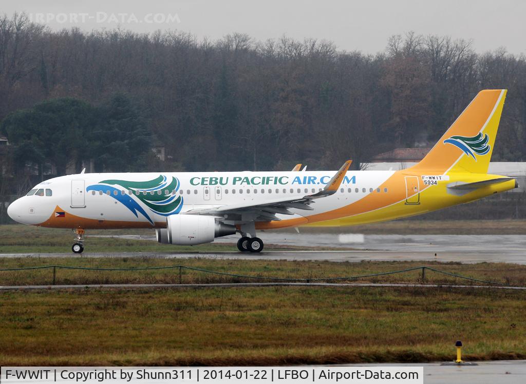 F-WWIT, 2013 Airbus A320-214 C/N 5934, C/n 5934 - To be RP-C3277