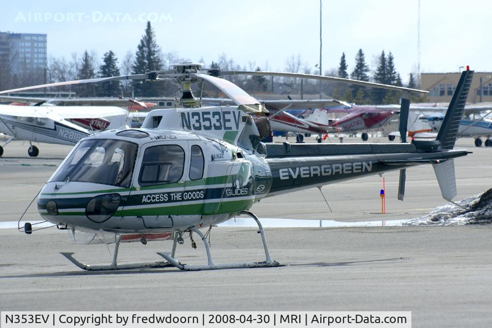 N353EV, 1991 Aerospatiale AS-350B-2 Ecureuil C/N 2444, Evergreen