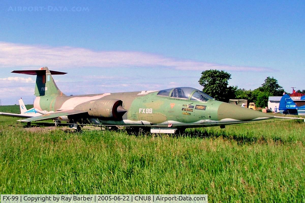 FX-99, 1965 Lockheed F-104G Starfighter C/N 683D-9172, FX-99   Lockheed F-104G Starfighter [683-9172] (Belgian Air Force) Markham~C 22/06/2005