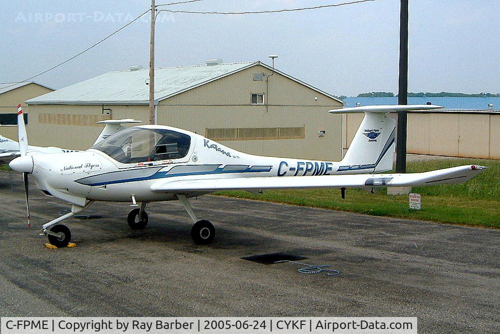 C-FPME, 1997 Diamond DA-20A-1 Katana C/N 10310, Diamond DA 20-A1 Katana [10310] Kitchener-Waterloo Regional 24/06/2005