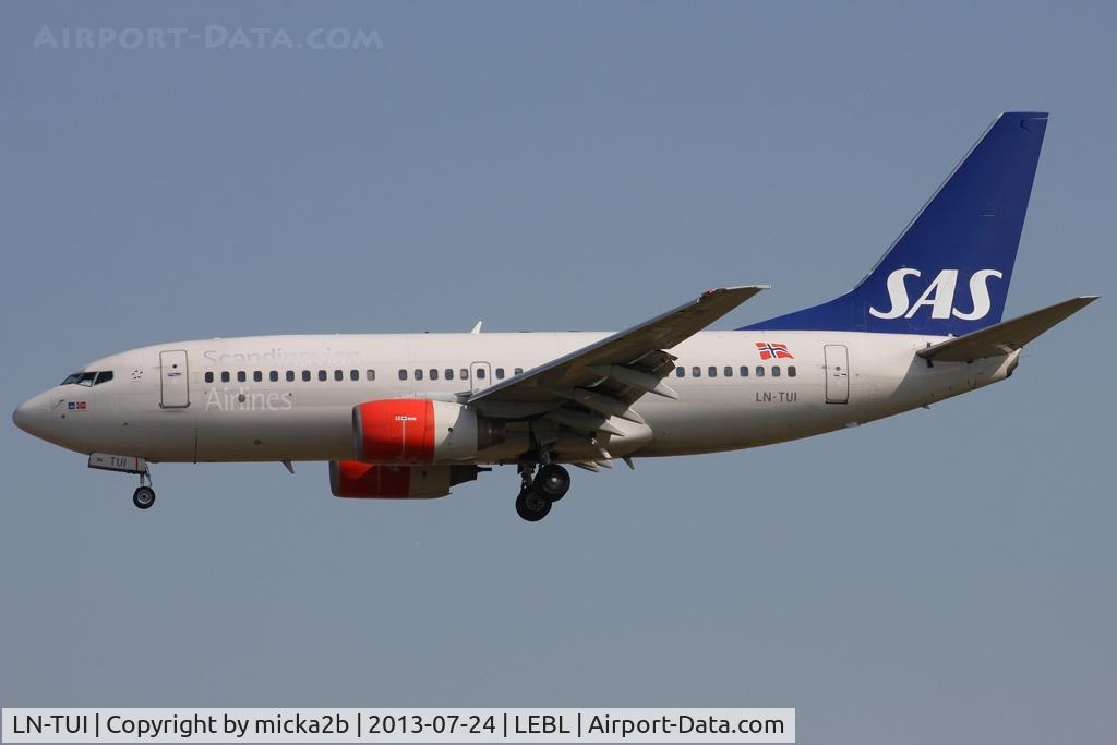 LN-TUI, 2000 Boeing 737-705 C/N 29094, Landing