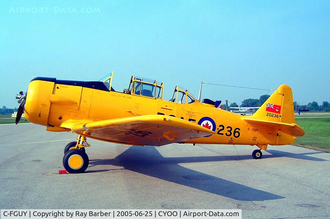 C-FGUY, 1952 Canadian Car & Foundry T-6 Harvard Mk.4 C/N CCF4-27, Canadian Car & Foundry T-6J Harvard [CCF4-27] Oshawa~C 25/06/2005
