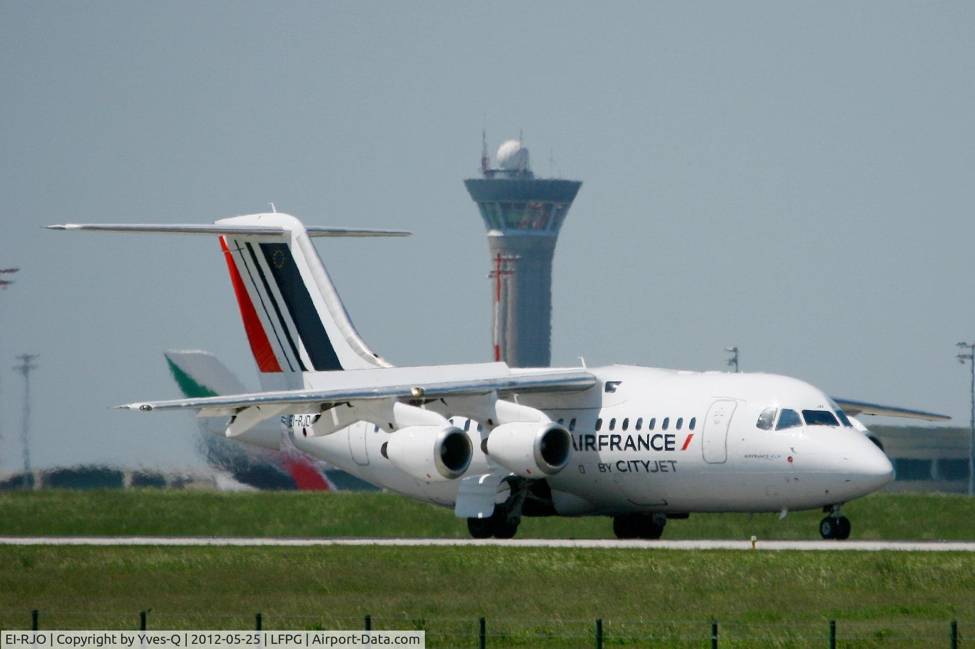 EI-RJO, 1999 British Aerospace Avro 146-RJ85A C/N E2352, British Aerospace Avro 146-RJ85A, Landing Rwy 08R, Roissy Charles De Gaulle Airport (LFPG-CDG)