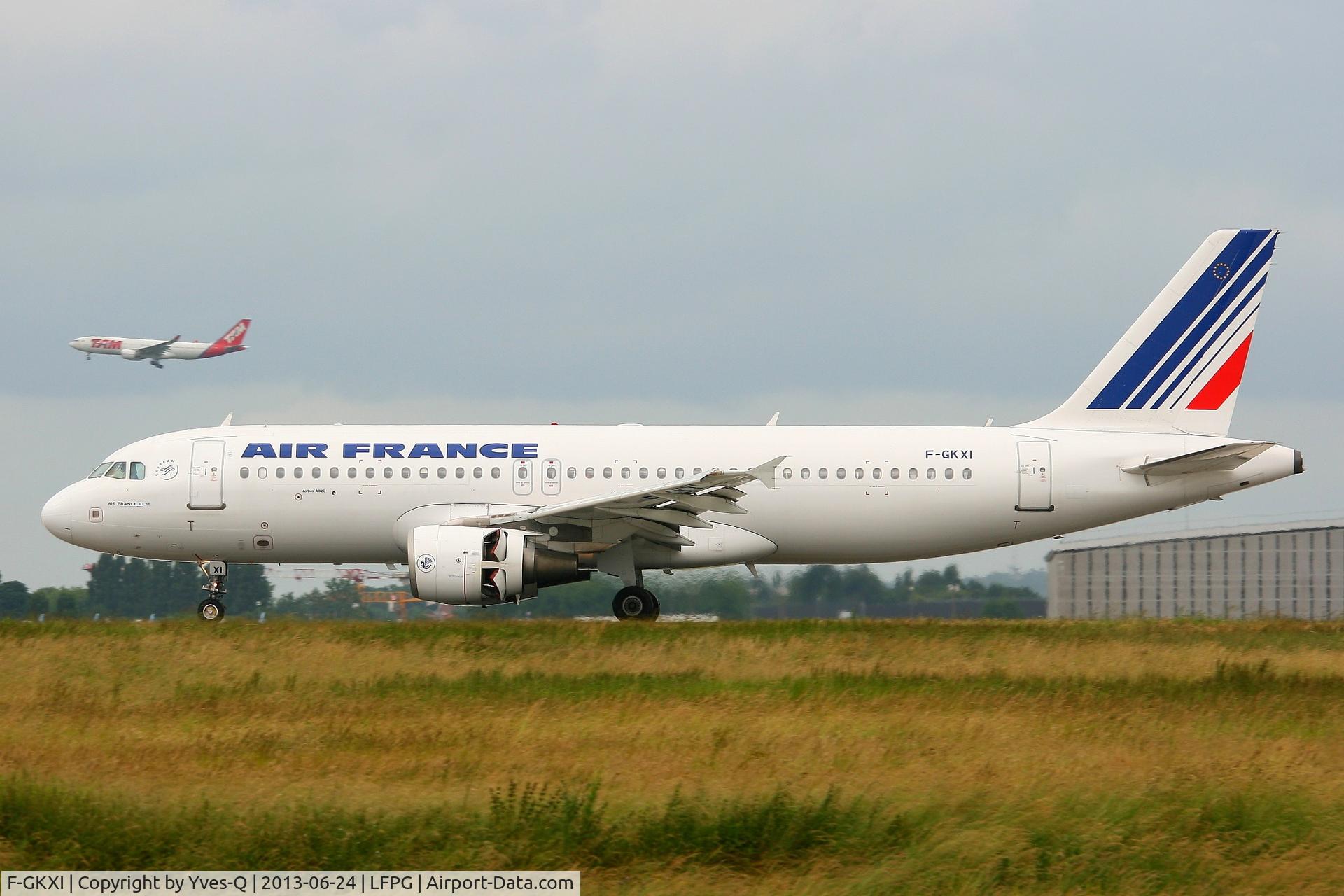 F-GKXI, 2003 Airbus A320-214 C/N 1949, Airbus A320-214, Landing Rwy 26L, Roissy Charles De Gaulle Airport (LFPG-CDG)