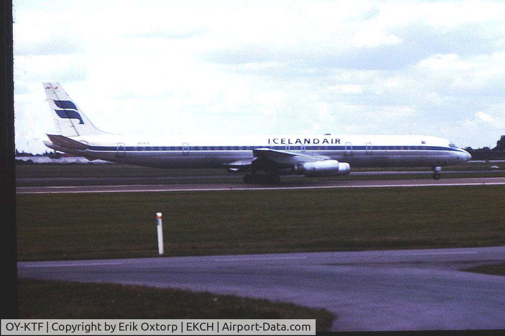 OY-KTF, 1969 Douglas DC-8-63 C/N 46041, OY-KTF in Icelandair c/s