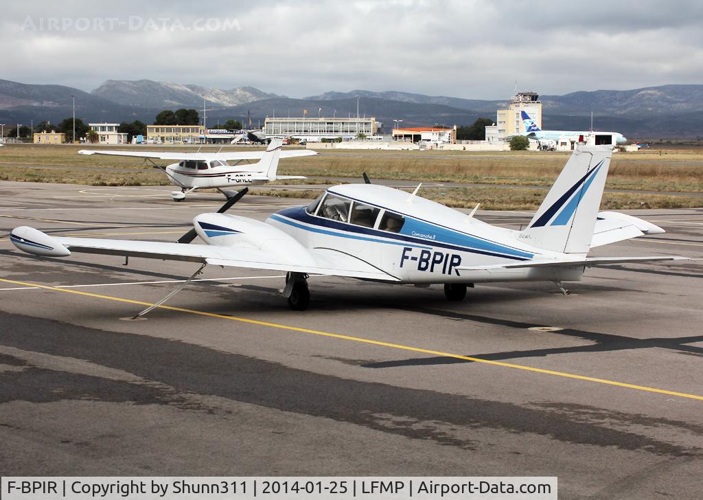 F-BPIR, 1967 Piper PA-30-160 B Twin Comanche C/N 30-1412, Parked at the Airclub...