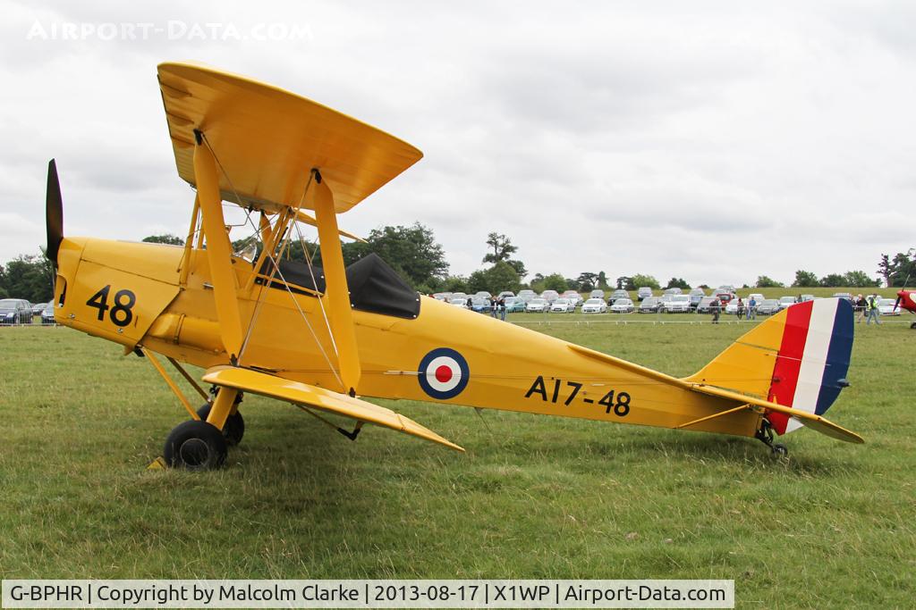 G-BPHR, 1940 De Havilland Australia DH-82A Tiger Moth C/N DHA45, De Havilland Australia DH-82A Tiger Moth at The De Havilland Moth Club's 28th International Moth Rally at Woburn Abbey. August 2013.