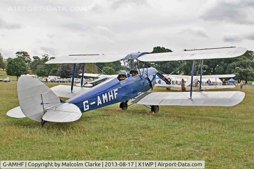 G-AMHF, 1940 De Havilland DH-82A Tiger Moth II C/N 83026, De Havilland DH-82A Tiger Moth II at The De Havilland Moth Club's 28th International Moth Rally at Woburn Abbey. August 2013.