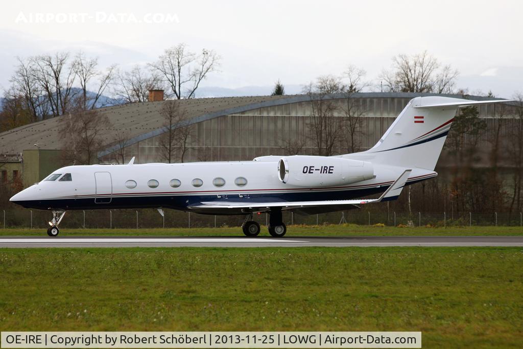 OE-IRE, 2013 Gulfstream Aerospace 450 C/N 4291, Short visit @ LOWG