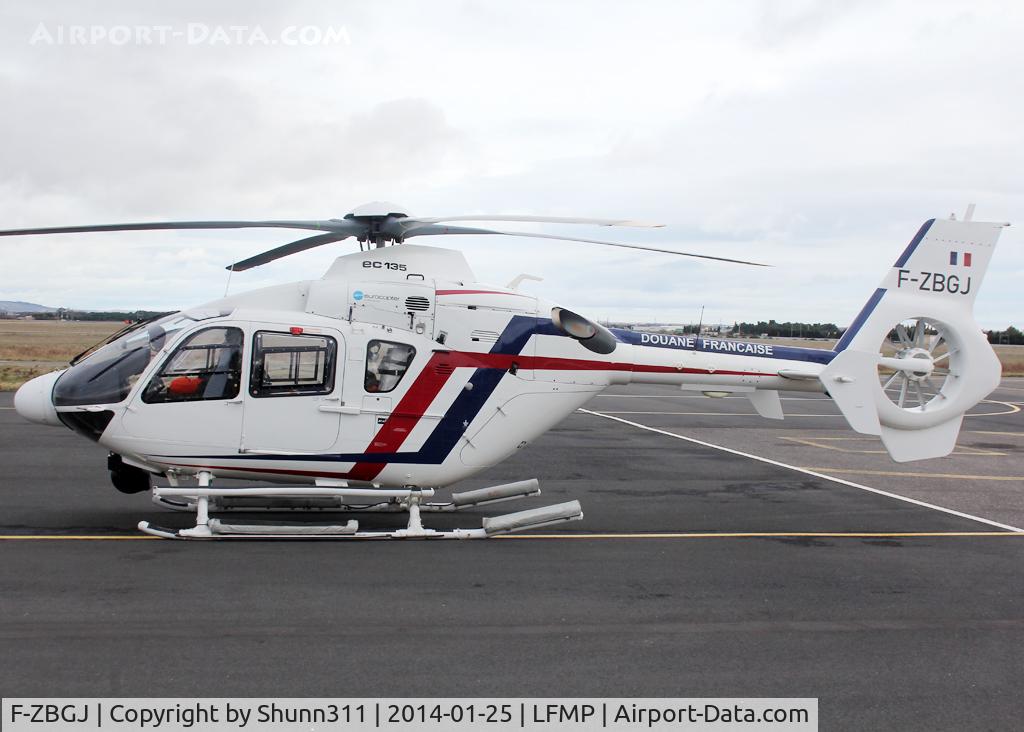 F-ZBGJ, 2007 Eurocopter EC-135P-1 C/N 0551, Parked at the Heliport...