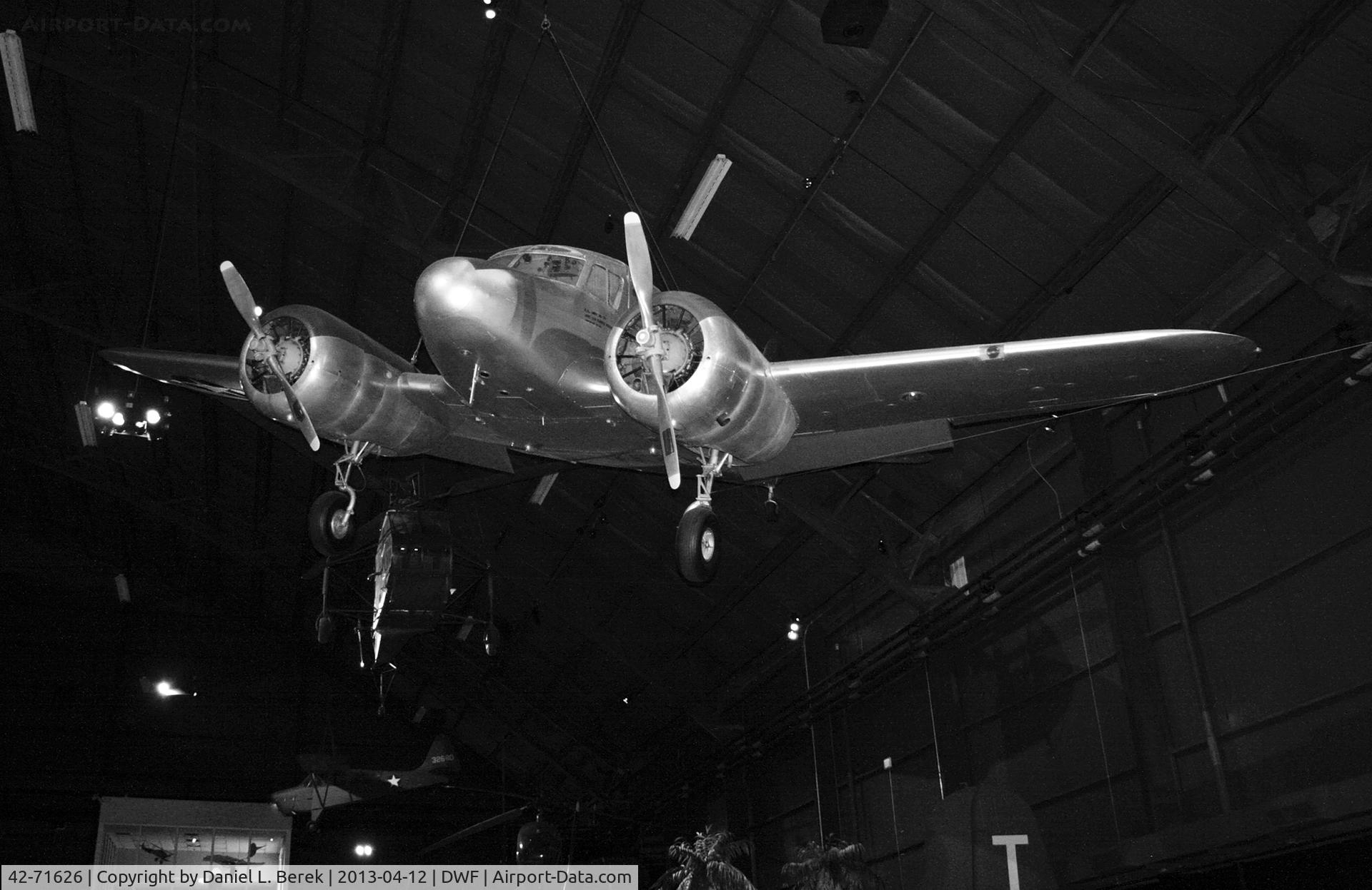 42-71626, 1942 Cessna UC-78B Bobcat Bobcat C/N 4322, Lovely silvered Bobcat at the National Museum of the U.S. Air Force