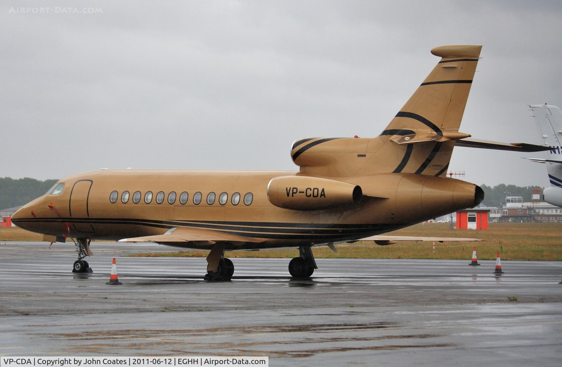 VP-CDA, 1997 Dassault Falcon 900B C/N 164, Parked at Signatures