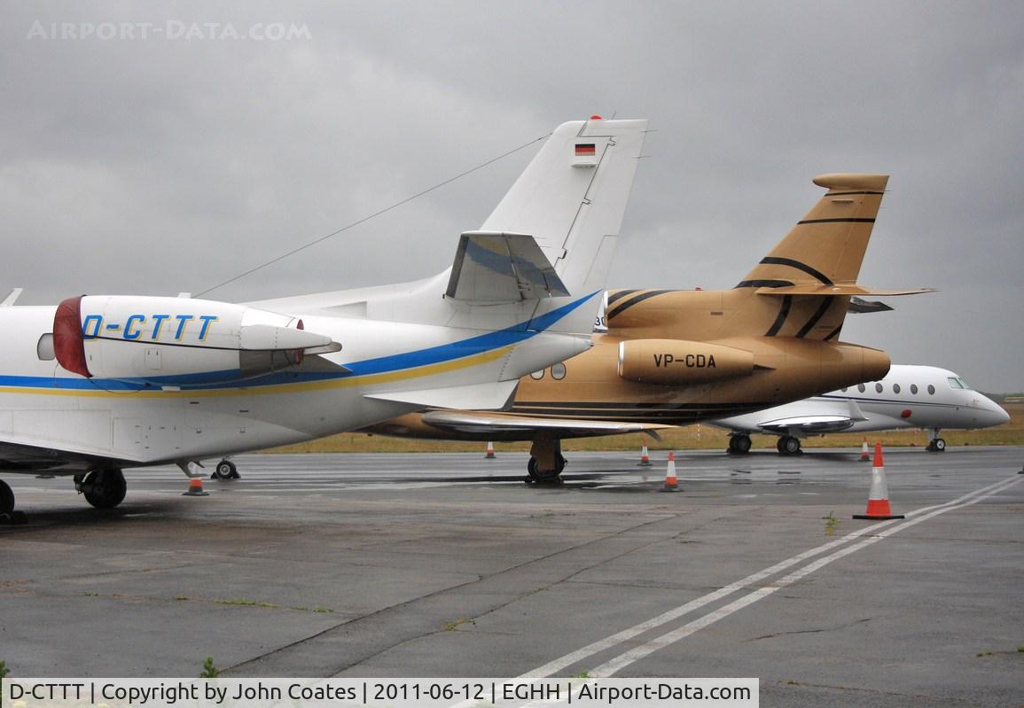 D-CTTT, 2005 Cessna 560XL Citation XLS C/N 560-5573, Tail details with VP-CDA