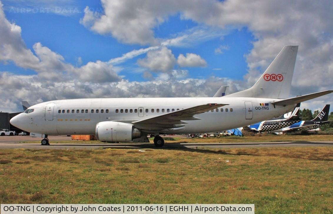 OO-TNG, 1988 Boeing 737-3Y0 C/N 24255, Engine running at European Aviation