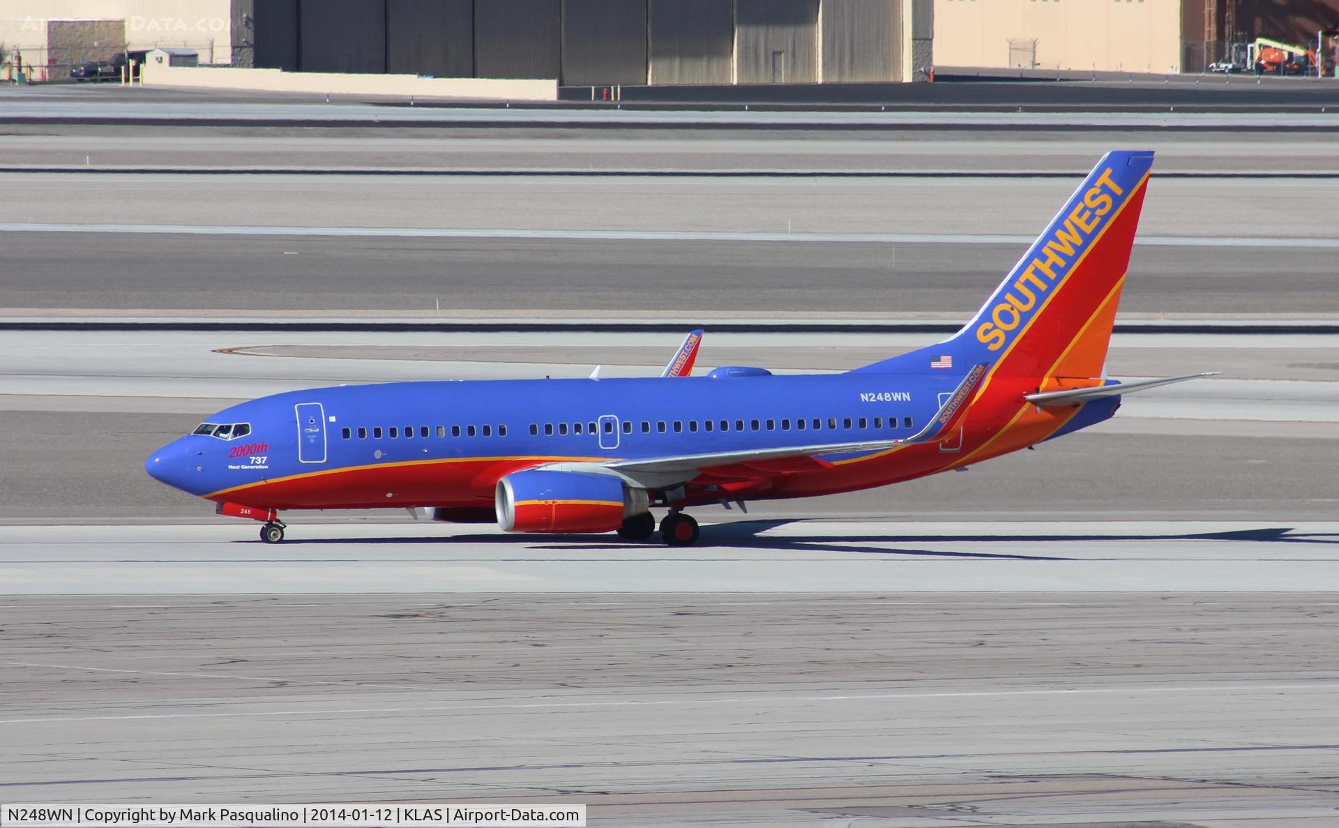 N248WN, 2006 Boeing 737-7H4 C/N 32509, Boeing 737-700