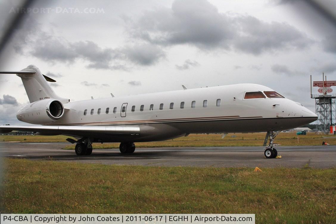 P4-CBA, 2006 Bombardier BD-700-1A10 Global Express XRS C/N 9220, At Signatures