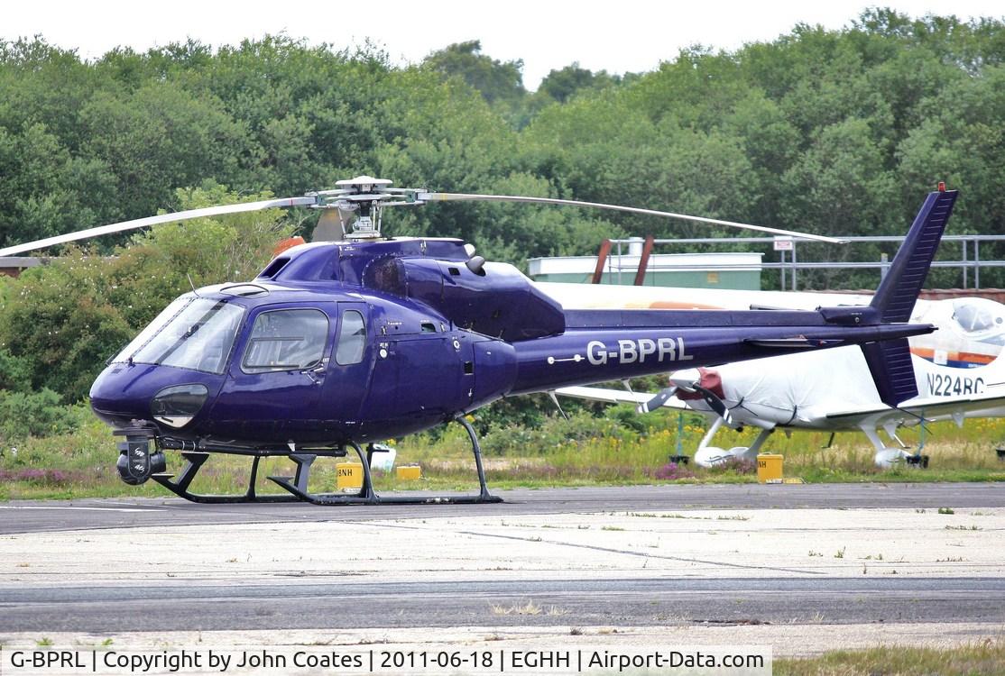 G-BPRL, 1983 Aerospatiale AS-355F-1 Ecureuil 2 C/N 5154, Visitor at BHL