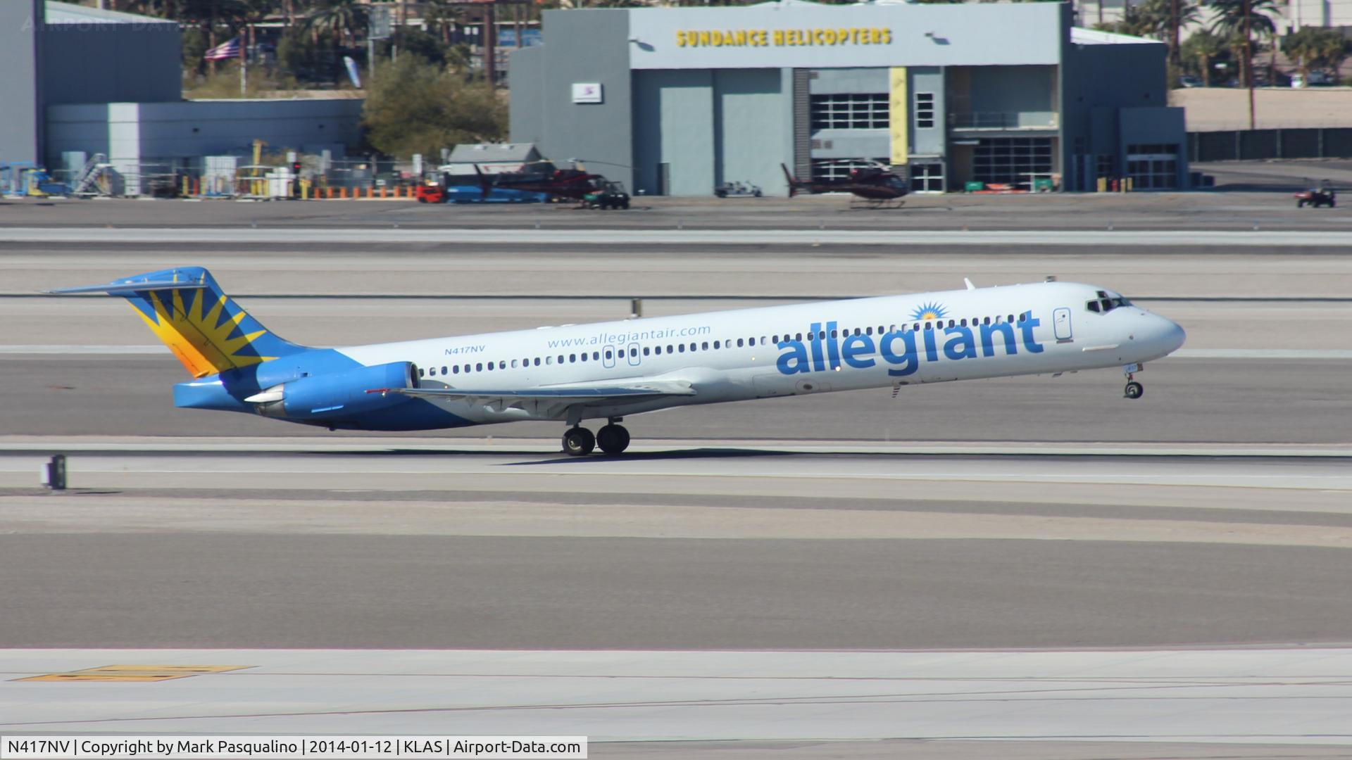 N417NV, 1992 McDonnell Douglas MD-83 (DC-9-83) C/N 53347, MD-83