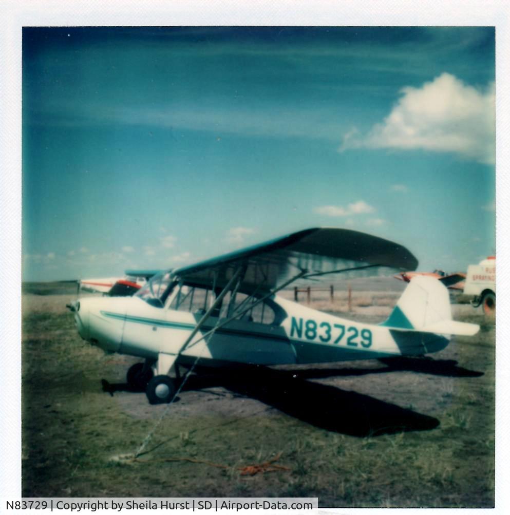 N83729, 1946 Aeronca 7AC Champion C/N 7AC-2407, We believe this is the same aircraft in the other photos.  This is what it looked like in 1976.