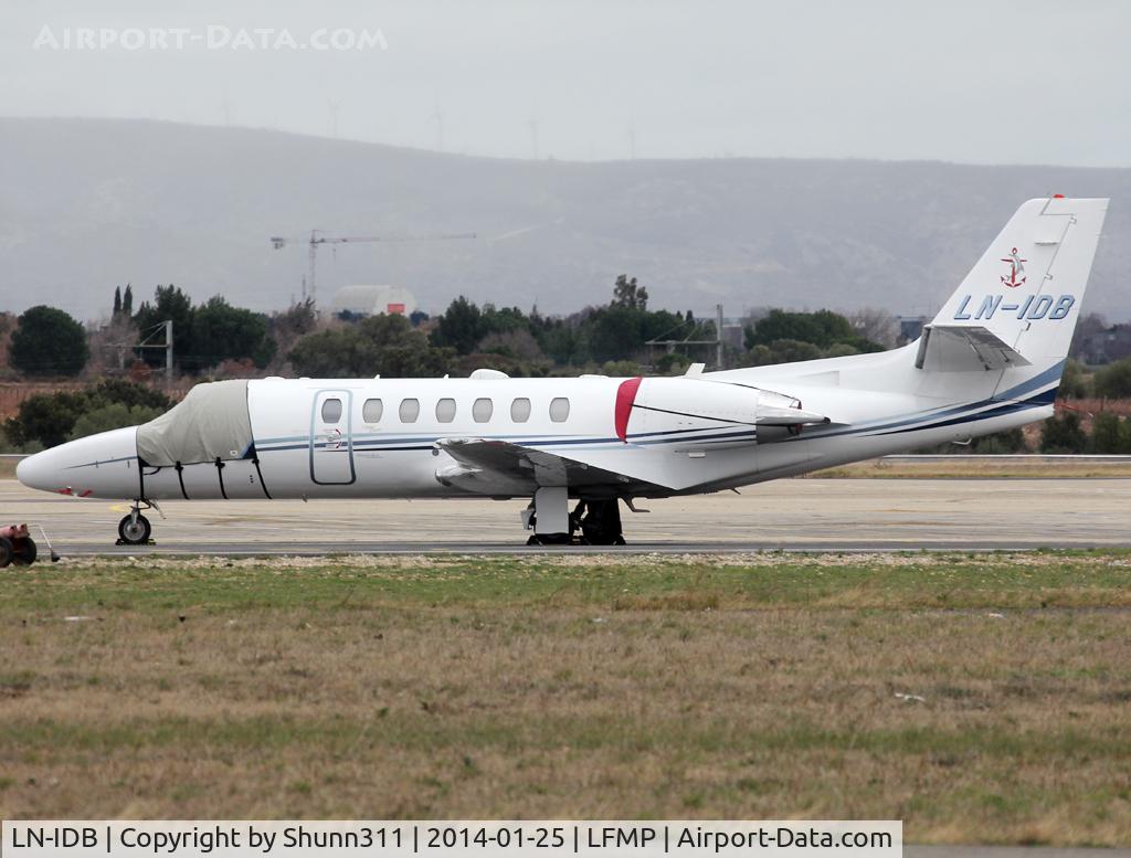 LN-IDB, 2003 Cessna 560 Citation Encore C/N 560-0637, Parked at the Airport...