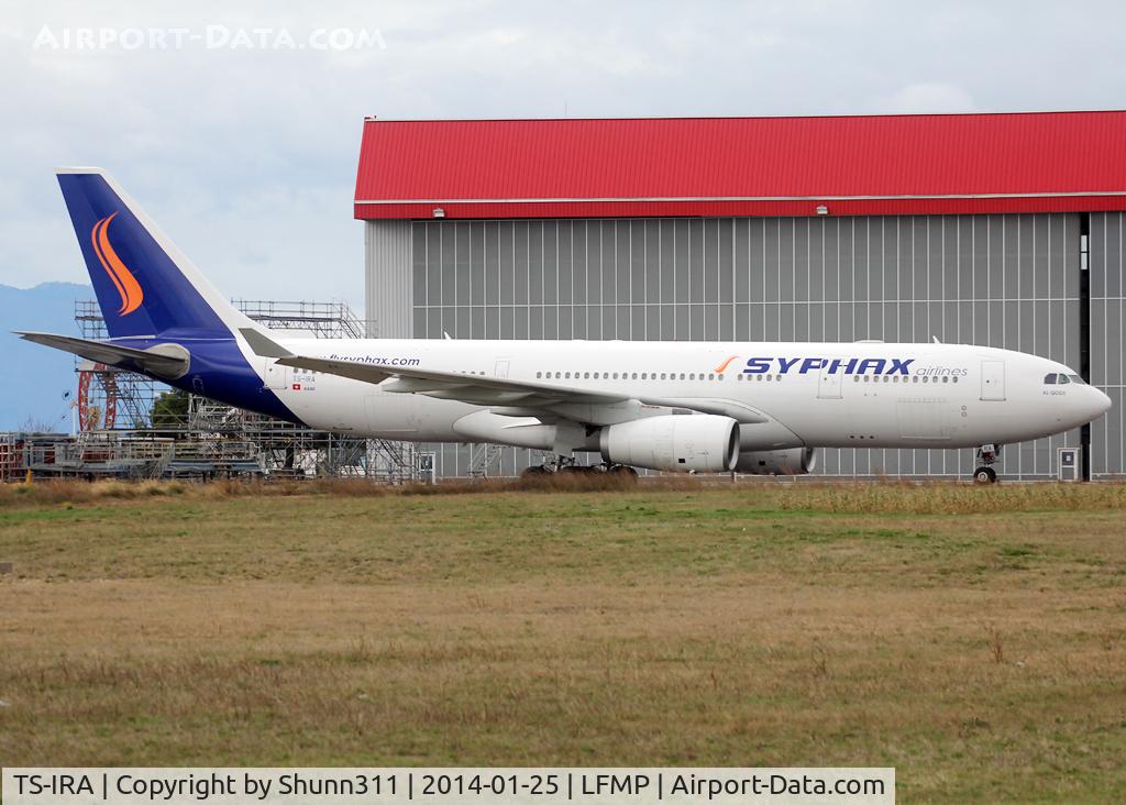 TS-IRA, 2000 Airbus A330-243 C/N 345, Parked for maintenance...