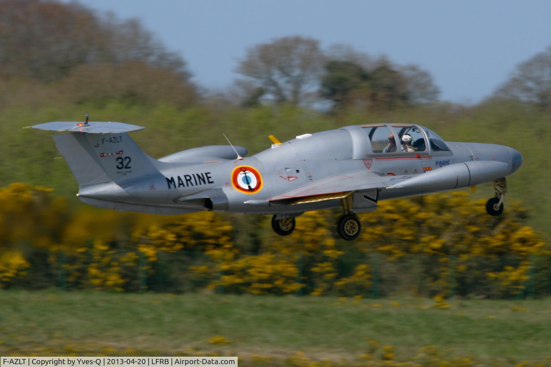 F-AZLT, 1958 Morane-Saulnier MS.760 Paris I C/N 32, Morane-Saulnier MS-760A Paris, Armor Aero Passion, take-off rwy 07R, Brest-Bretagne Airport (LFRB-BES)