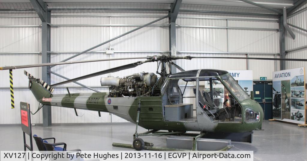 XV127, Westland Scout AH.1 C/N F9702, XV127 Scout at the Army Flying Museum at Middle Wallop