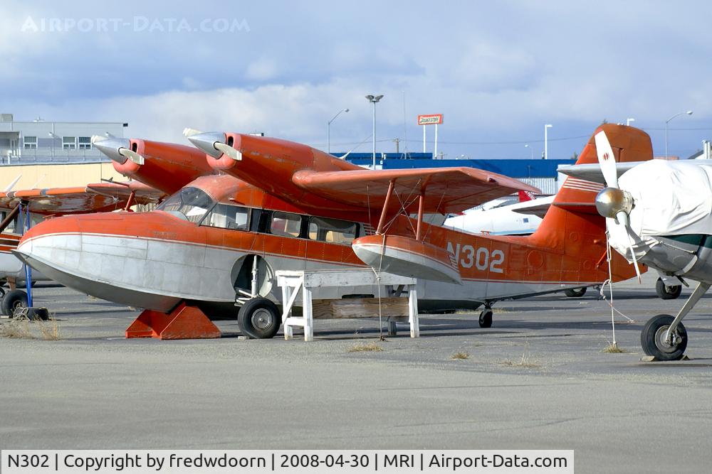 N302, 1943 Grumman G-44 Widgeon C/N 1294, At Merril Fd, AK