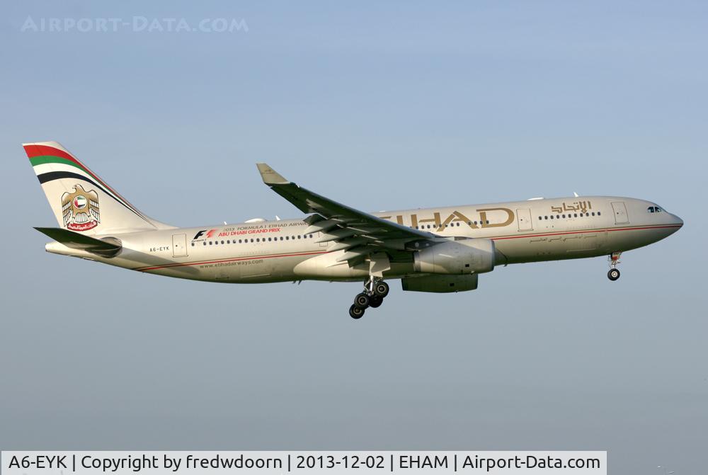 A6-EYK, 2006 Airbus A330-243 C/N 788, Etihad