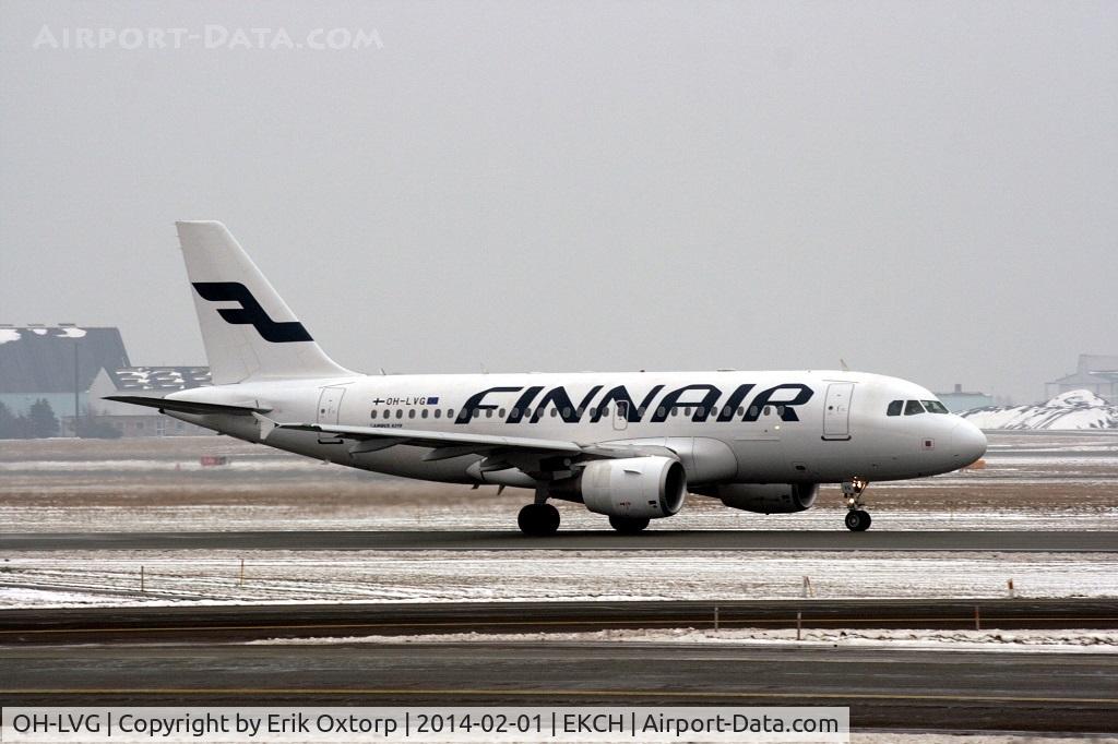 OH-LVG, 2003 Airbus A319-112 C/N 1916, OH-LVG in CPH in the latest c/s