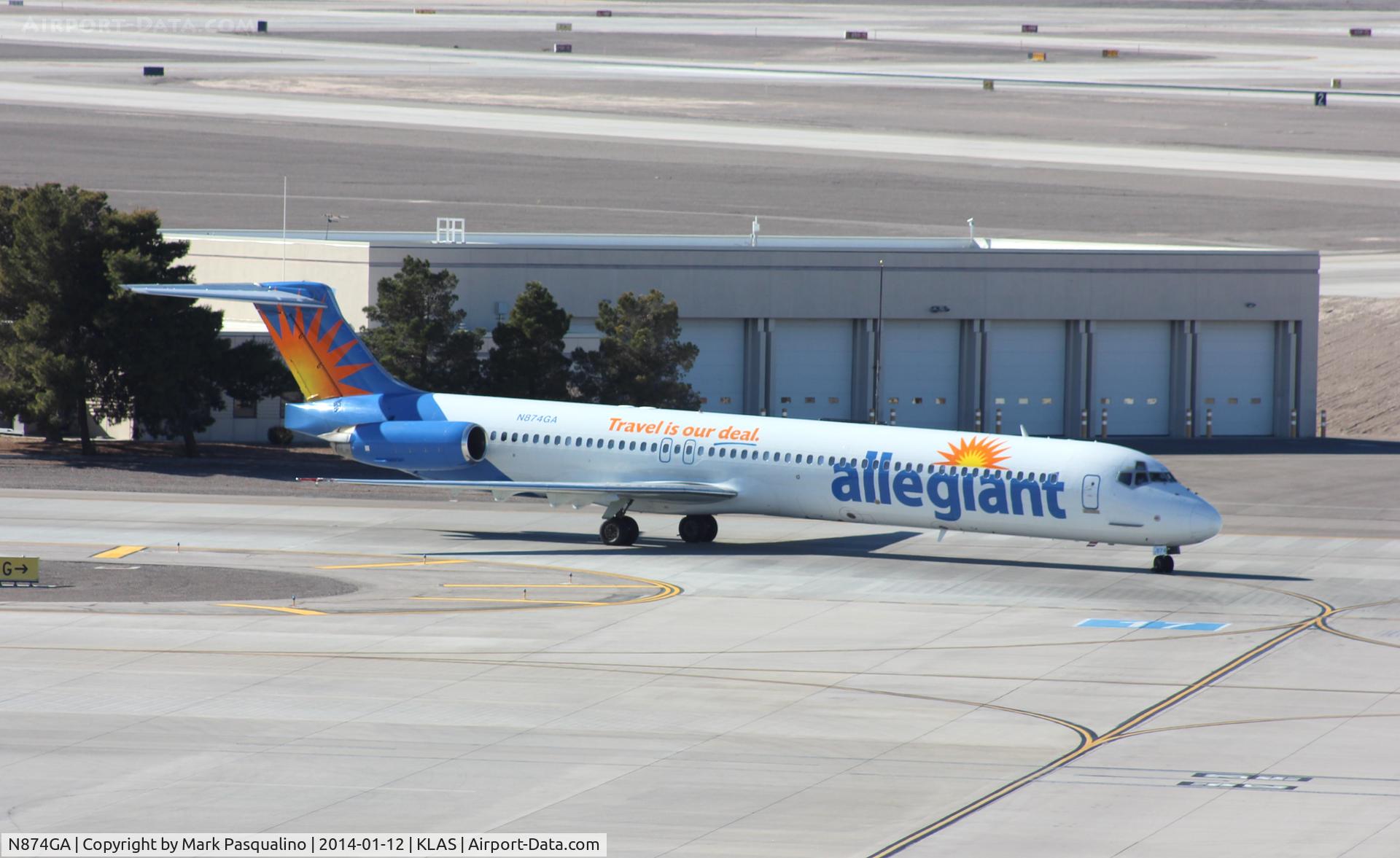N874GA, 1987 McDonnell Douglas MD-83 (DC-9-83) C/N 49643, MD-83