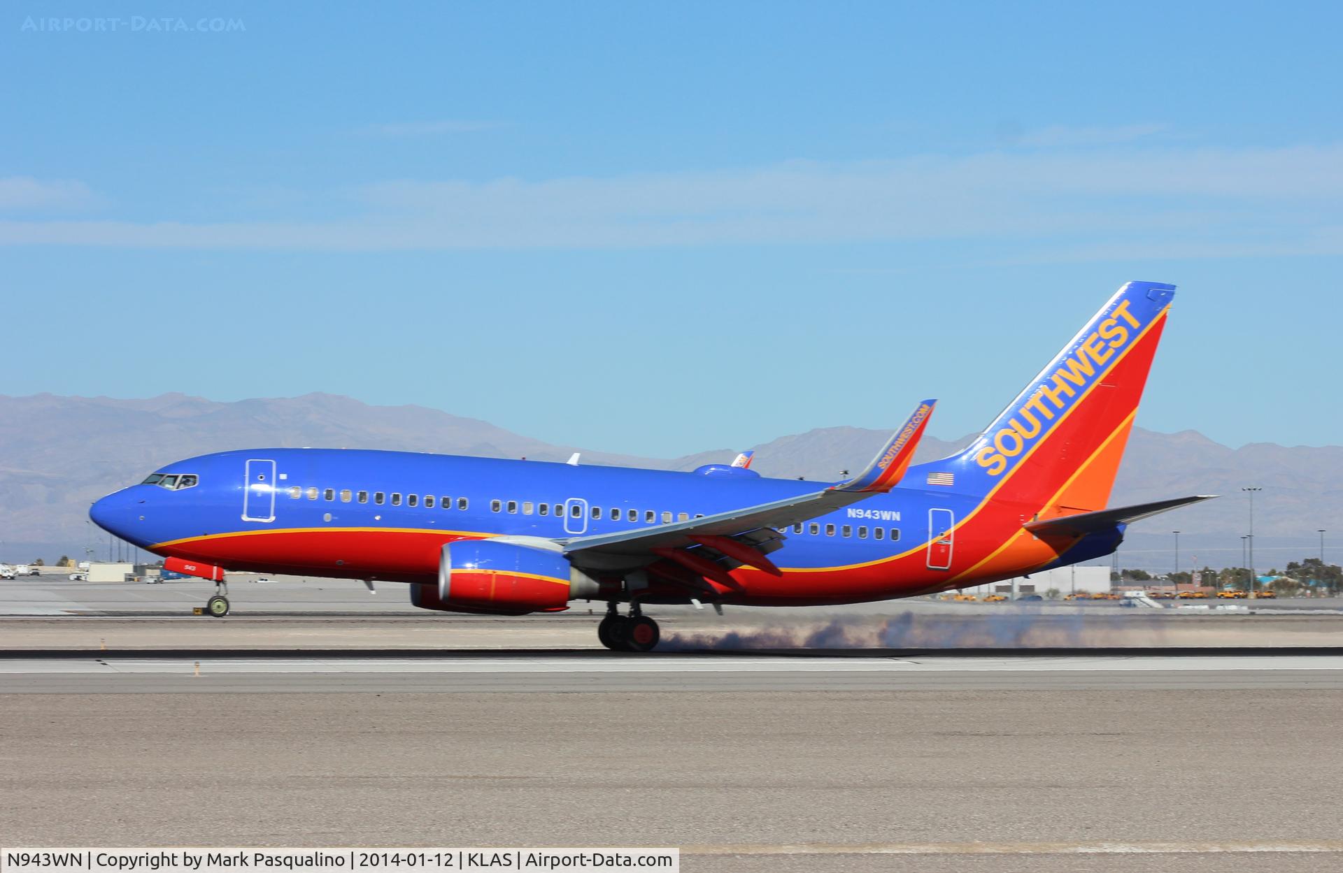 N943WN, 2010 Boeing 737-7H4 C/N 36913, Boeing 737-700