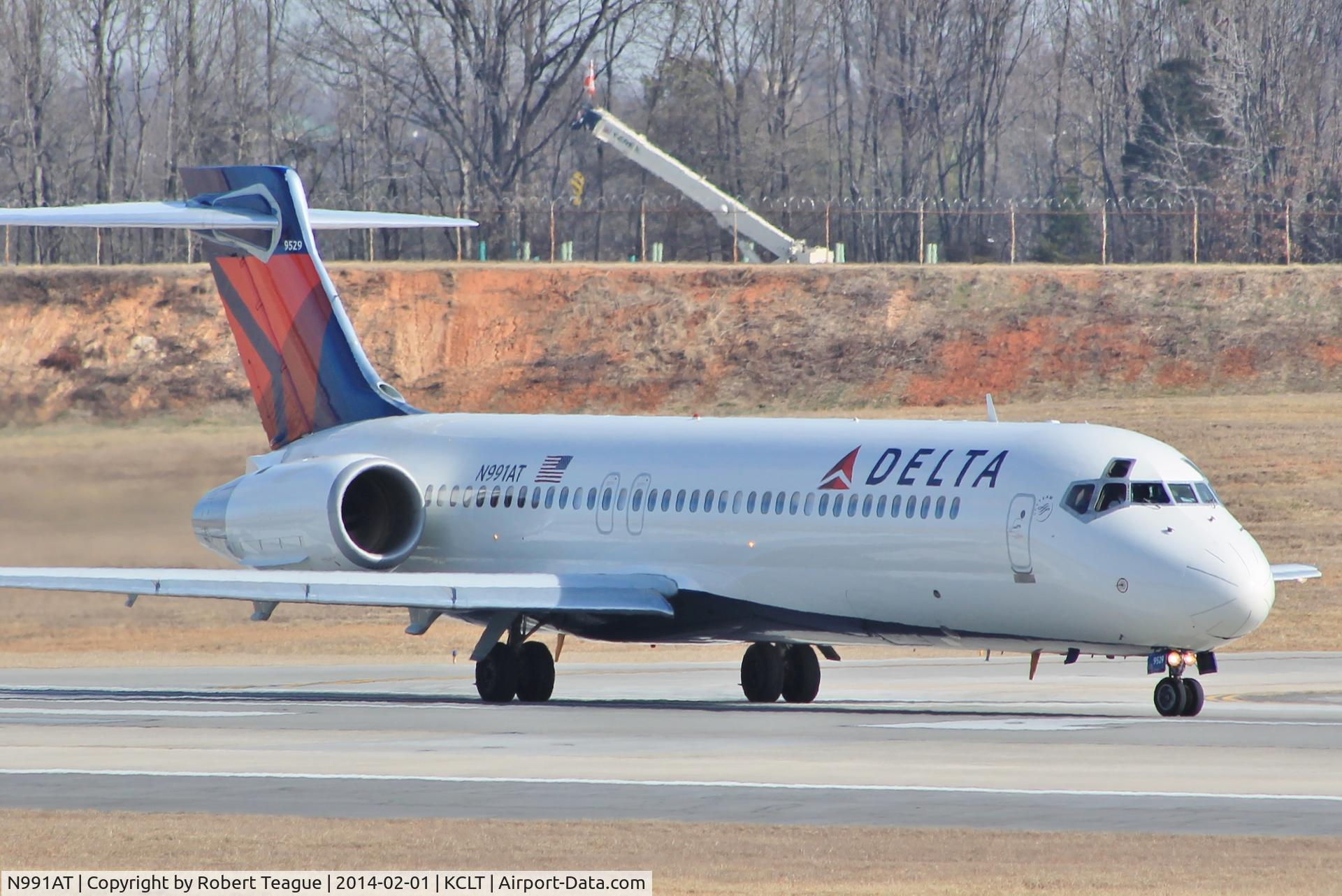 N991AT, 2002 Boeing 717-200 C/N 55135, Caught at KCLT this morning.