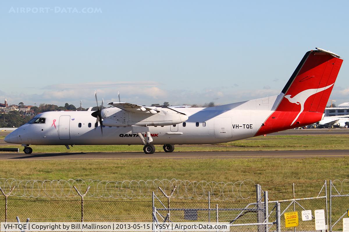 VH-TQE, 2003 De Havilland Canada DHC-8-315 Dash 8 C/N 596, TAXI TO 34R