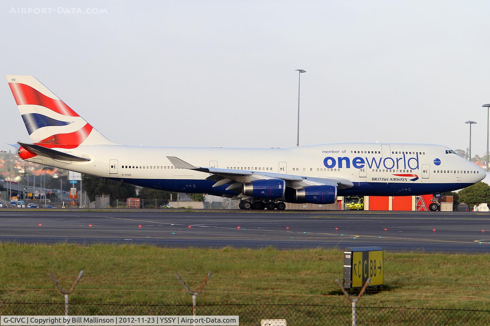 G-CIVC, 1994 Boeing 747-436 C/N 25812, TAXIING FROM 34L